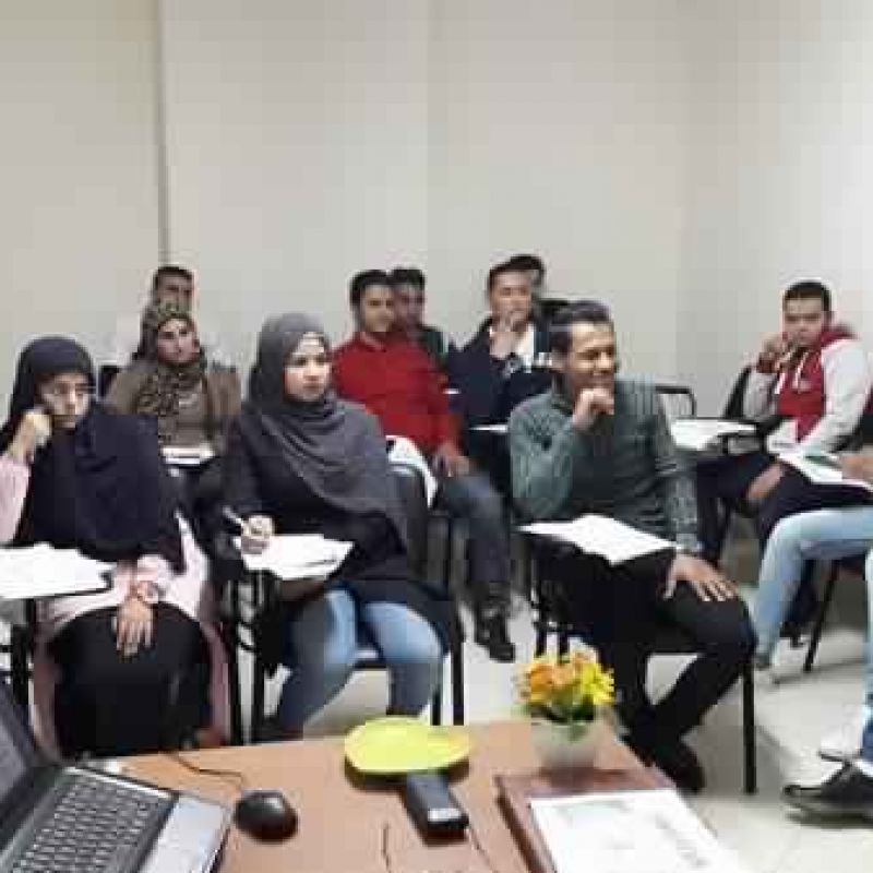 Pictures of participants in the human resources program