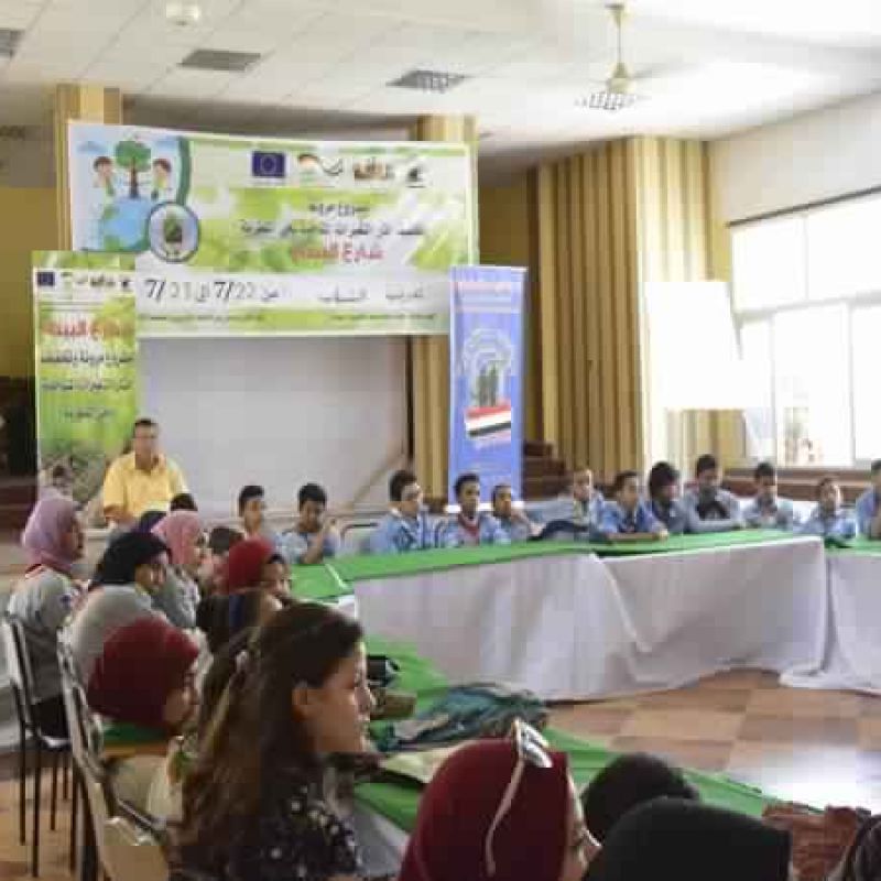  Pictures of young participants during training