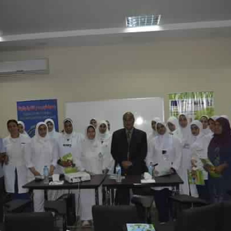 A group photo of the participants from the medical services team at the conclusion of the training p