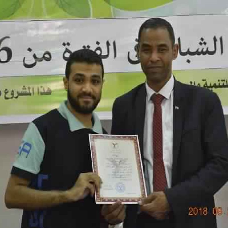 Copies of certificates delivery at the end of the training program