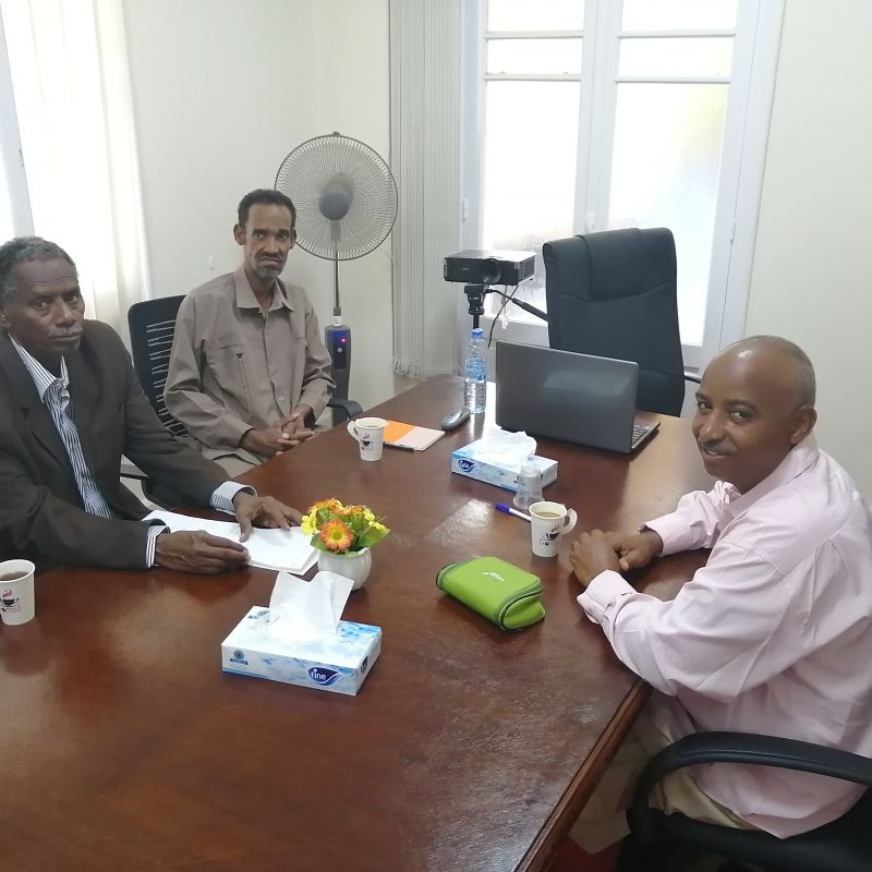 Photos of the participants during the training, the strategic management program